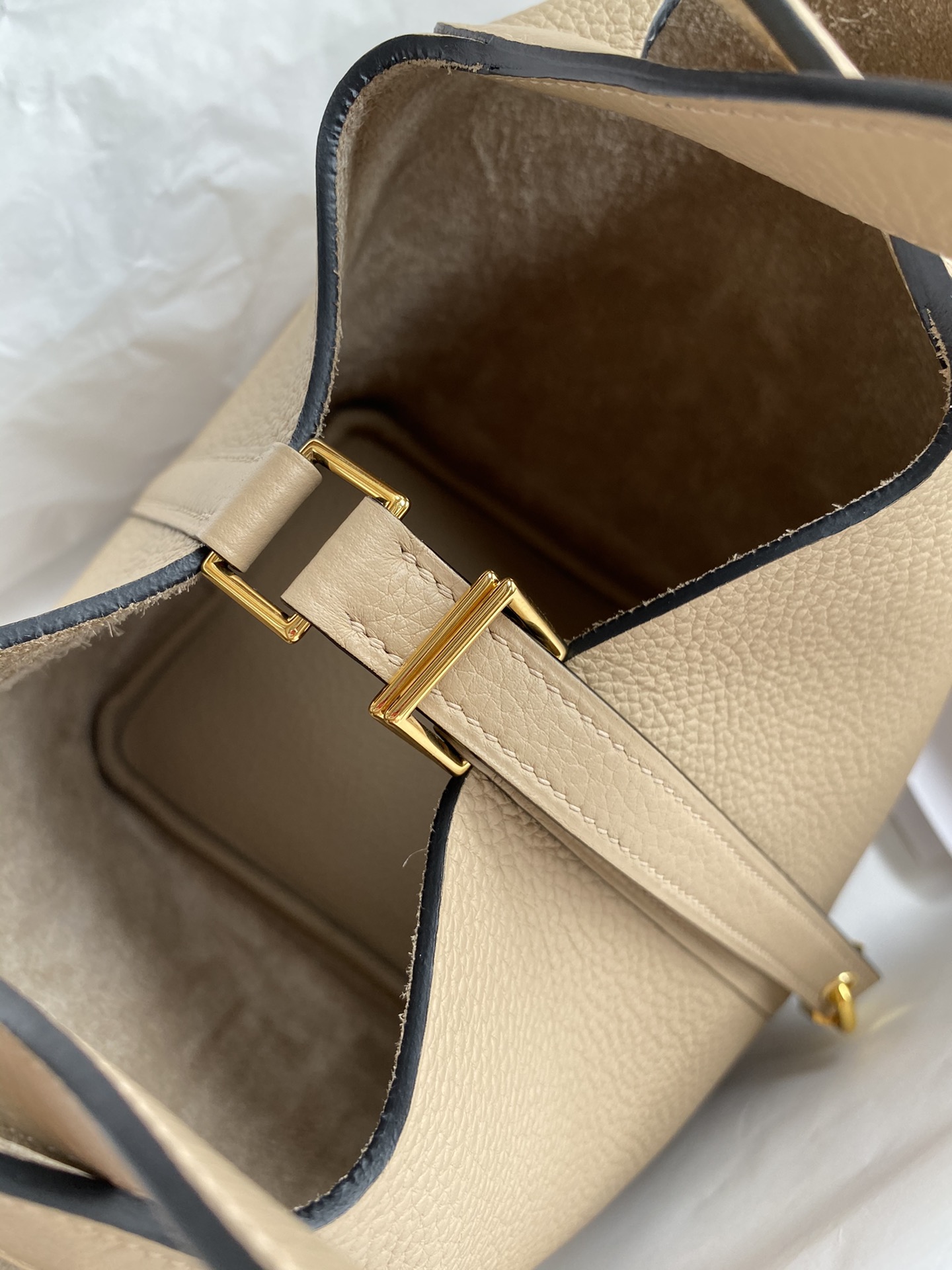 Hermes Picotin Lock 18 Bag In Trench Clemence Leather